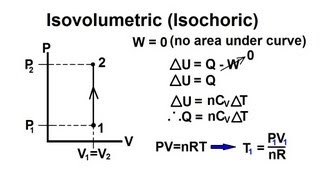 Physics 27 First Law of Thermodynamics 9 of 22 Constant Volume Isovolumetric Isochoric [upl. by Henrieta]