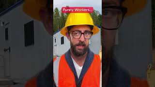 Funny workers adamrose construction funny reaction [upl. by Eeram]