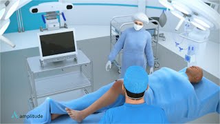 Patient film  Amplivision computerassisted surgery system CAS [upl. by Krys302]