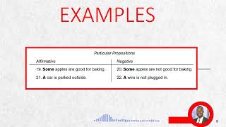 Categorical Propositions  Online Logic and Critical Thinking Episode 5 [upl. by Liborio]