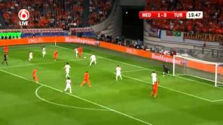 Netherlands  Turkey WC 2014 Qualifying match [upl. by Shing]