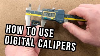 How to Use Digital Calipers to Measure Objects [upl. by Ydissac]