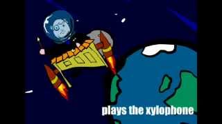 Patrick Moore Plays The Xylophone  animated music video  MrWeebl [upl. by Mathias650]