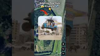 Amazing Real Auto Aroplane ✈️😱 on google maps and google earth 🌎 shots hrgoogleearth [upl. by Natalina]