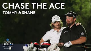 Tommy Fleetwood amp Shane Lowry try to make a holeinone with 50 balls [upl. by Morris892]