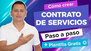 🥇 Cómo Hacer un Contrato de Servicios Profesionales [upl. by Armstrong]