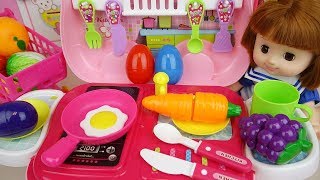 Baby Doli and Kitchen car surprise eggs food toys baby doll play [upl. by Dorice557]