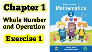 Class 5 math chapter 1 Exercise 1  Whole Number and operationNational foundation ilmi darasgah [upl. by Jesselyn]