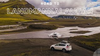 4K Road to LANDMANNALAUGAR  F225 amp F208   Highlands of Iceland 2k22 [upl. by Komarek]