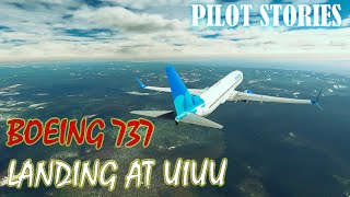 PILOT STORIES 4K Boeing 737 landing at UIUU UlandUde WIP boeing avgeeks [upl. by Eelorac]