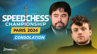 Speed Chess Champs Hikaru vs Hans Wholl Win The Consolation Match [upl. by Amaras986]