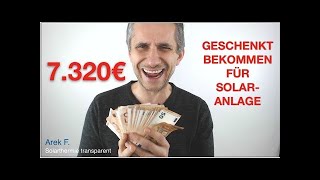 FÖRDERUNG Solaranlage  7320€ GESCHENKT für Solarthermie  Willst du die auch [upl. by Larret]