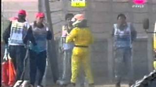 F1 2005  China  Big crash Narain karthikeyan [upl. by Hailat]