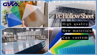 Guoweixing Polycarbonate Hollow Sheet Unmatched Durability amp Performance [upl. by Dorren836]