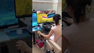 Realistic bus driving setup shortsvideo [upl. by Ikkiv670]