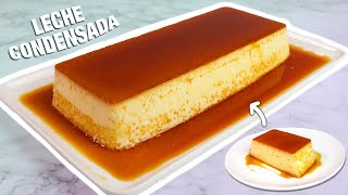 FLAN DE LECHE CONDENSADA CREMOSO Y FACIL  Solo 3 INGREDIENTES [upl. by Eirlav]