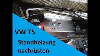 VW T5 Luftstandheizung nachrüsten  Vevor 3kW Diesel Standheizung [upl. by Gauldin]