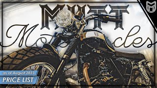 Mutt Motorcycles Philippines Price List as of August 2023  Neozeke [upl. by Gainer]