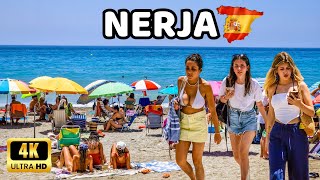 🇪🇦4K NERJA  The Best Holiday Destination in Spain  Europes Beautiful Places  Costa del Sol [upl. by Elletse]