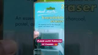 Mont Marte Kneadable Eraser for Drawing  Best Eraser for Drawing [upl. by Rosinski526]