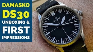 Damasko DS30  Watch Unboxing and First Impressions [upl. by Deegan]