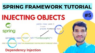 Injecting Objects in Spring By Setter Injection  Spring Dependency Injection with Example  Java 17 [upl. by Ahsiral]