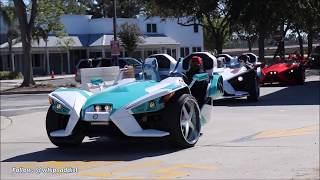 WhipAddict 5 Custom Polaris Slingshots by Underground Auto Orlando Classic Weekend [upl. by Buehrer]