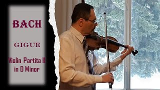 Bach Gigue Violin Partita N2 My RCM Level 8 Exam Choice [upl. by Nosemyaj]