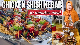 PERFECT Chicken Shish Kebab 😍✔️30 Minutes Meal You’ll Want To Make Every Week [upl. by Pickens402]