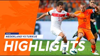 Highlights Nederland  Turkije 07092012 WK 2014kwalificatie [upl. by Nitsruk]