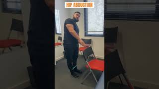 Banded Hip Abduction Exercise For Tight Hips [upl. by Anirres]