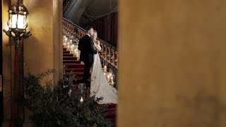 Elegant wedding at the Villa Erba on lake Como in Italy The bride in a Berta wedding dress [upl. by Carole]