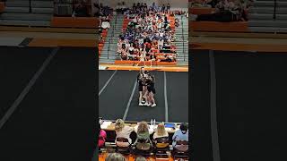 Capon Bridge Middle School Stunt Group 2 at Martinsburg Bulldog Cheerpalooza [upl. by Dnob730]