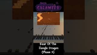 Terraria Calamity  Jungle Dragon theme Phase 2 part 13 Minecraft Noteblock shorts terraria [upl. by Yregerg]