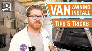 DIY FIAMMA AWNING Install  EASY Camper Van Awning [upl. by Bone]