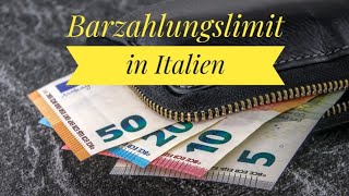 Barzahlungslimit in Italien [upl. by Inahet821]