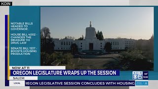 Oregon legislative session ends Governor Kotek to sign bills into law [upl. by Nayhr]