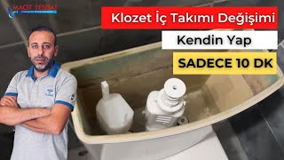 Klozet iç takımı değiştirmek aslında çok kolay kendin yap [upl. by Ayoj]