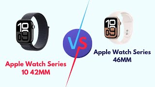 Apple Watch Series 10 42MM Vs 46MM  Specs Size Weight [upl. by Hayne]