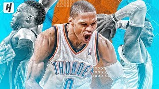 Russell Westbrook BEST amp MOST VICIOUS Dunks of His Career A MUST SEE MONTAGE [upl. by Nylatsyrc]