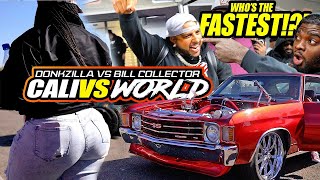 CALI VS WORLD  THE MOVIE  Donkzilla  Donkmaster  2FLY  West Coast Big Rim Shootout amp Car Show [upl. by Volding804]