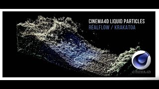 3D Ocean Waves Particles Cinema 4d  Realflow  Krakatoa [upl. by Atiekan995]