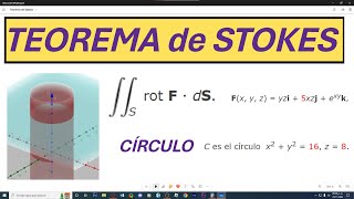 TEOREMA de STOKES 3  Cálculo III [upl. by Capps468]