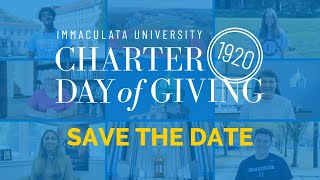 Save The Date  Immaculata Charter Day of Giving [upl. by Ahsiekram]