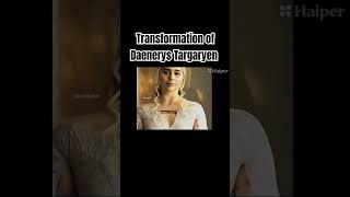 Transformation of Daenerys Targaryen  Game of thrones  gameofthronesmotherofdragonshortviral [upl. by Hanikas]