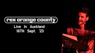 Rex Orange County  Live In Auckland  16923 Full Concert HD [upl. by Ldnek]