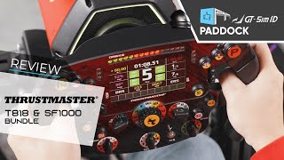 Review Thrustmaster T818 amp SF1000  Bukan Buat Kaum Mendang Mending  Paddock GTSimID Ep16 [upl. by Aissatsana]