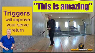 Triggers will improve your squash serve return [upl. by Talia]