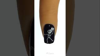 Nail art 319🖤 [upl. by Tecil594]