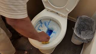 Cleaning Toilet Bowl amp Remove All Kinds of Stains Fast and Easy with Lysol Power Clinging Gel [upl. by Naget]